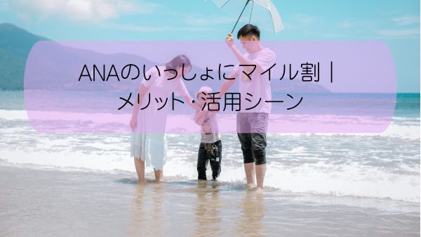 ANAのいっしょにマイル割|メリット・活用シーン